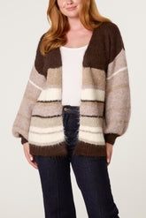 Stripe Knit Cosy Cardigan