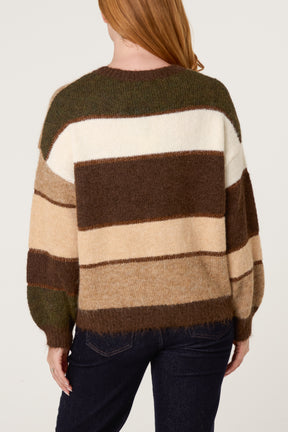 Geometric Patchwork Jumper
