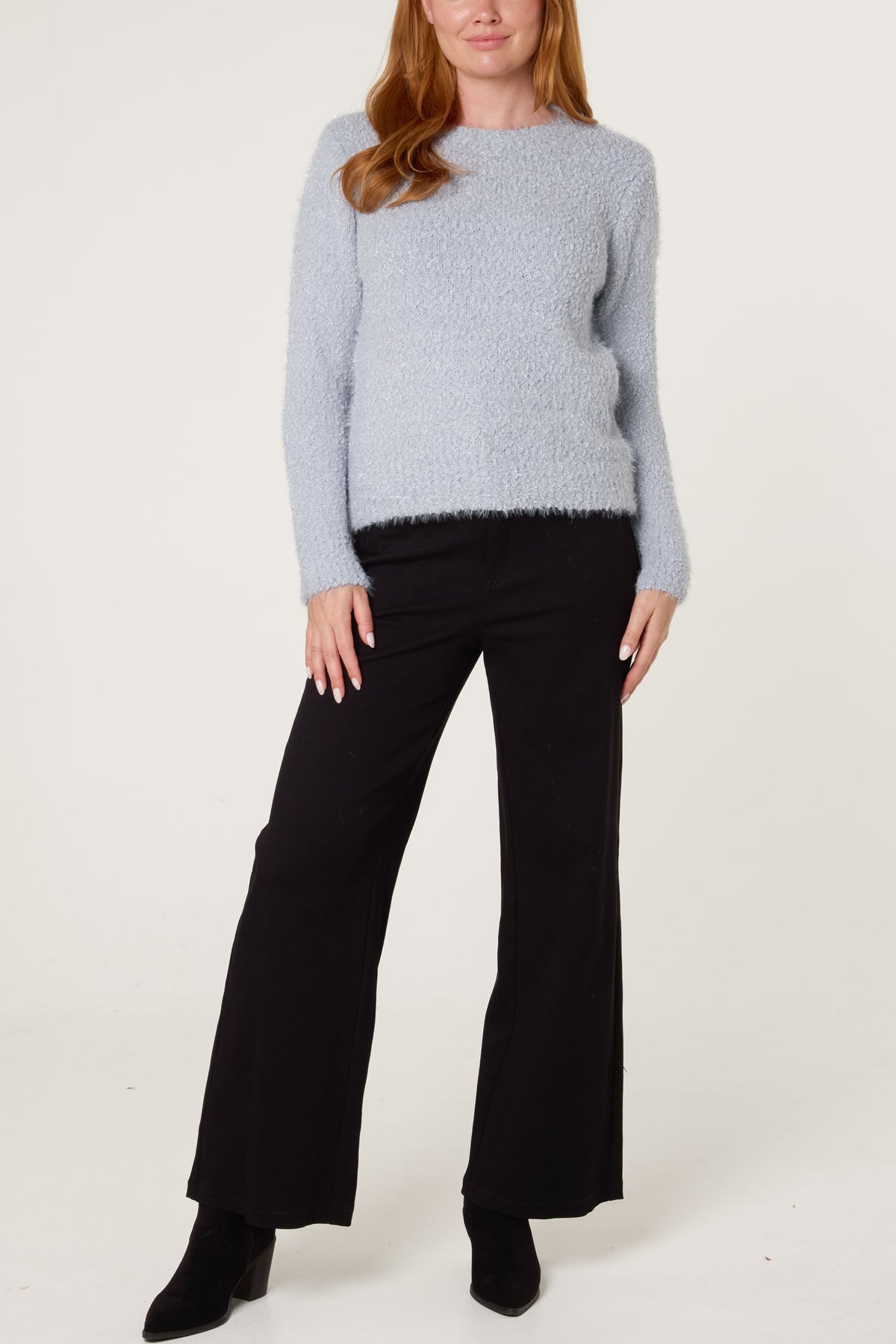 Fluffy Soft Knitted Essential Jumper