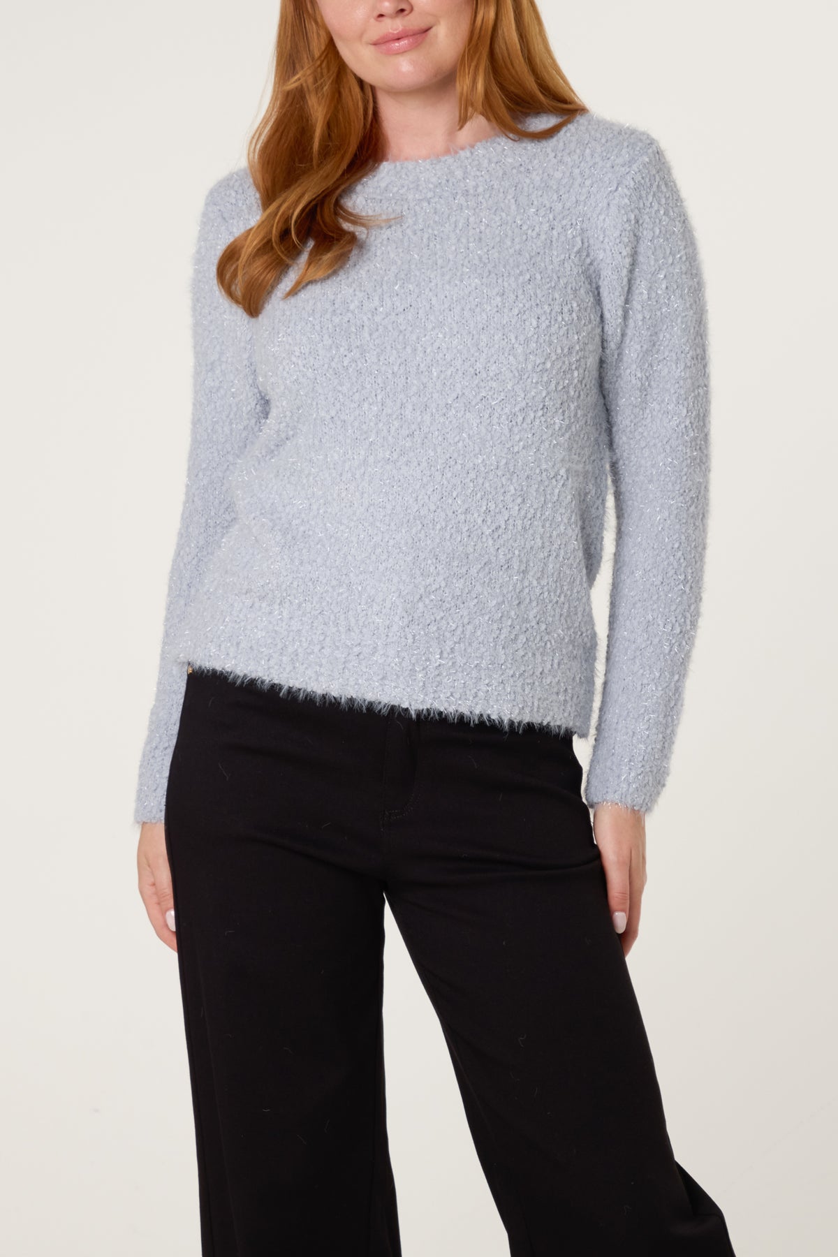 Fluffy Soft Knitted Essential Jumper