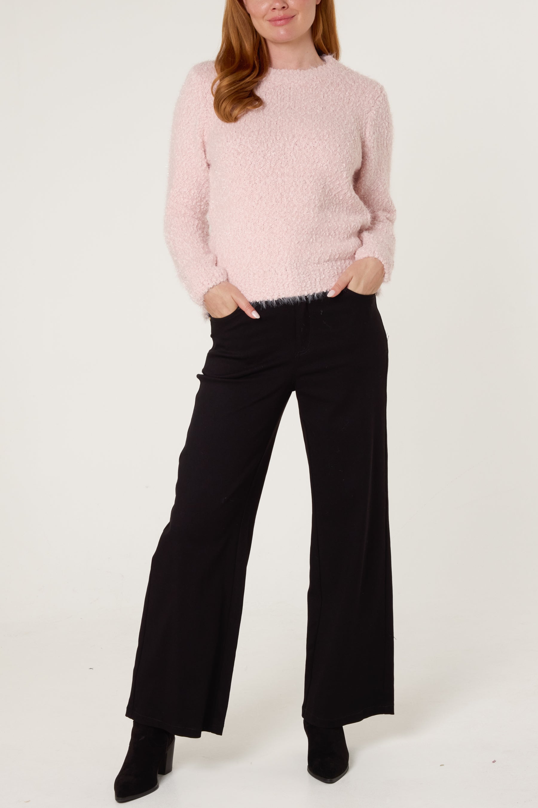 Fluffy Soft Knitted Essential Jumper