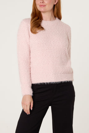 Fluffy Soft Knitted Essential Jumper