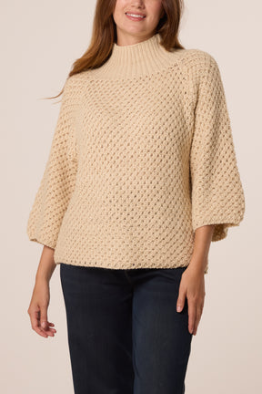 Waffle Knit Essential Jumper