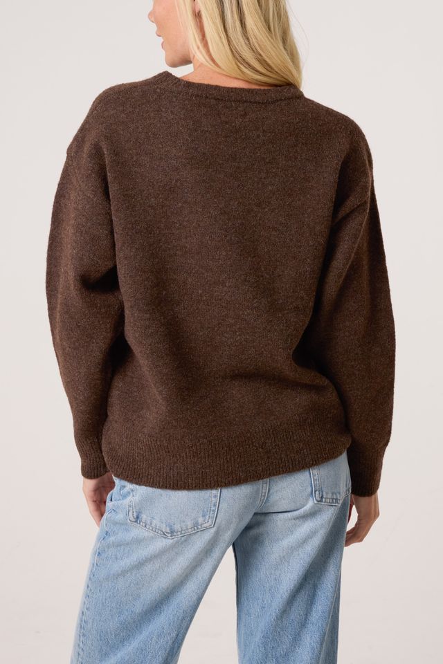 Crew Neck Knit Jumper