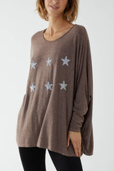 Multi Diamante Star Top