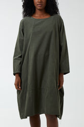 Baby Corduroy Pocket Dress
