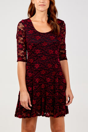 Lace Skater Dress