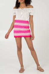 Tapestry Mini Skirt