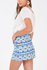 Aztec Pocket Mini Skirt