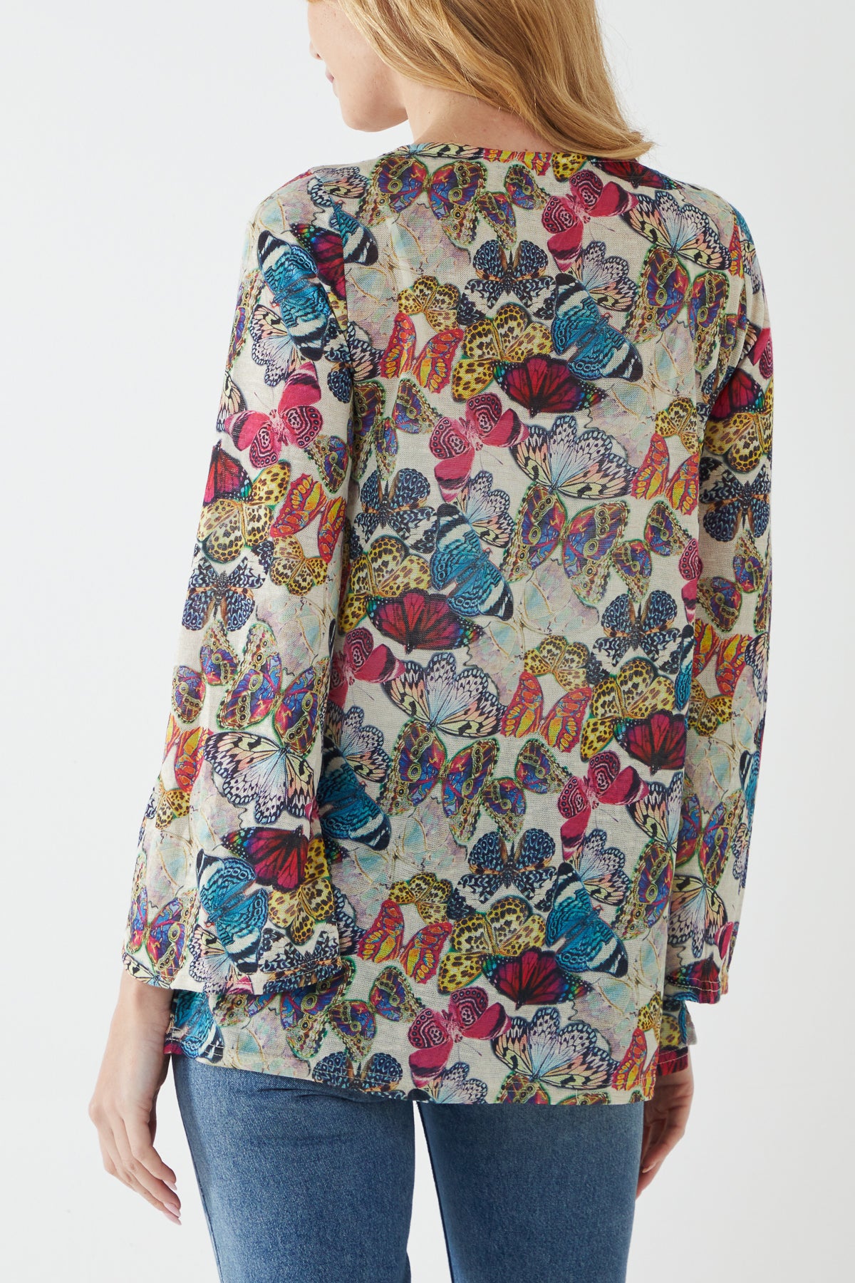 Butterfly Parade Bell Sleeve Tunic