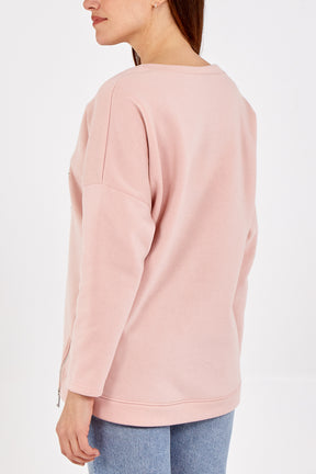 Star Lips With Zips Sweater