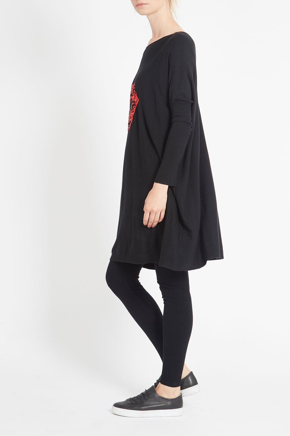 Sequin Lip Oversized Set