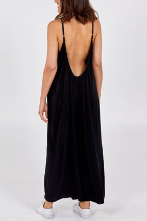 Wide Leg Strappy Jumpsuit