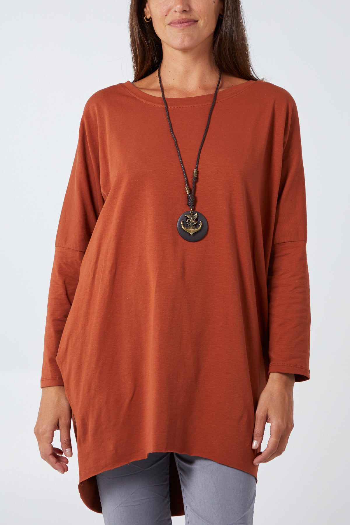 Oversized Necklace Top