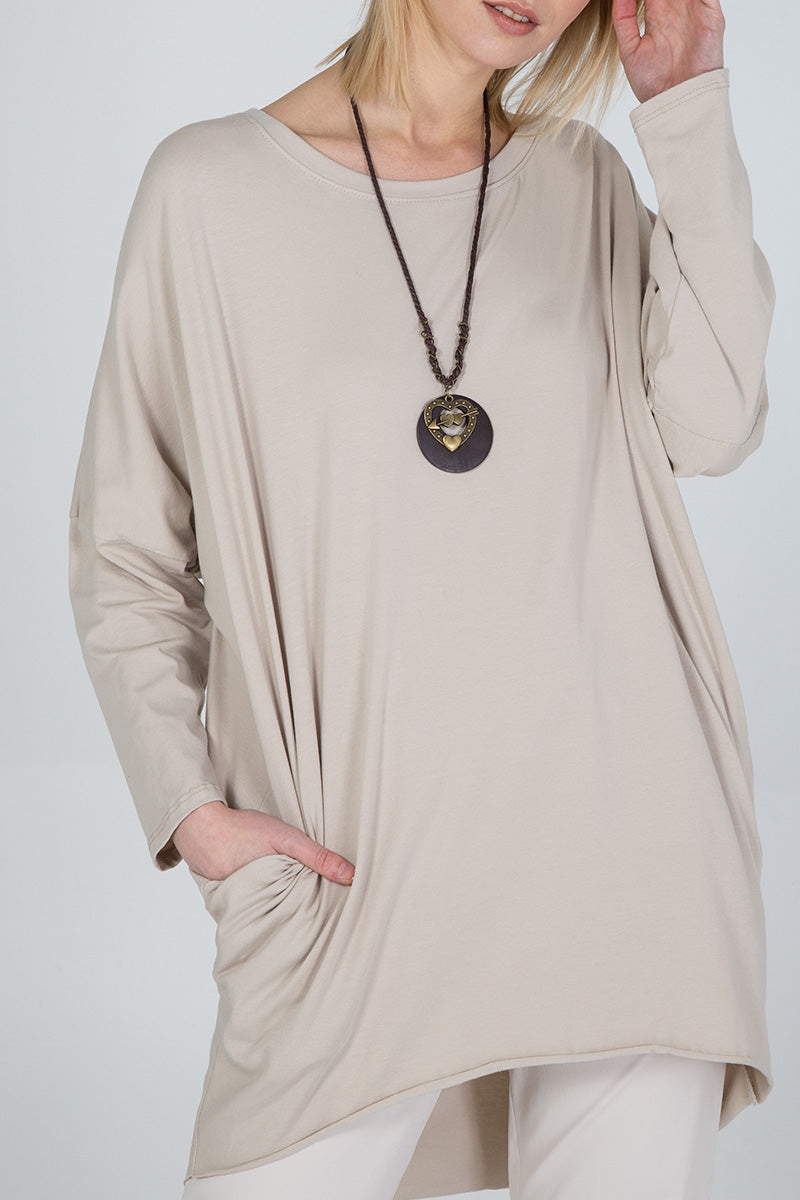 Oversized Necklace Top