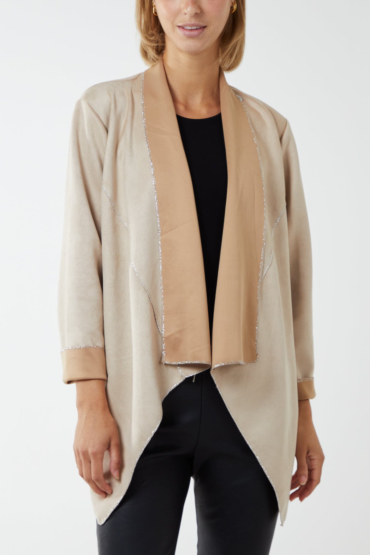 Suede Waterfall Jacket