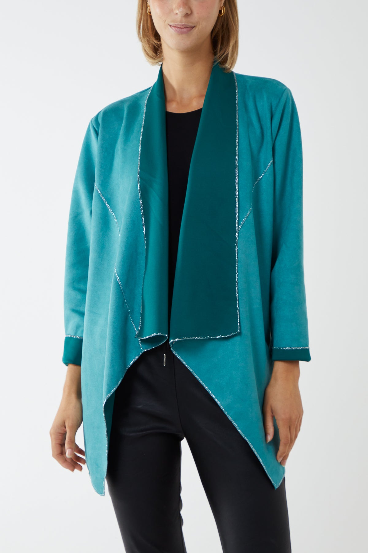 Suede Waterfall Jacket