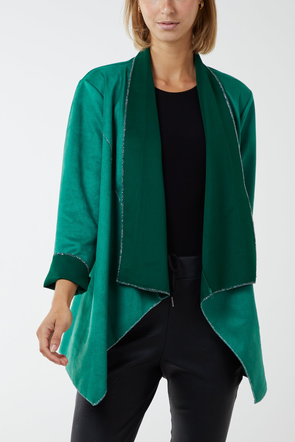 Suede Waterfall Jacket