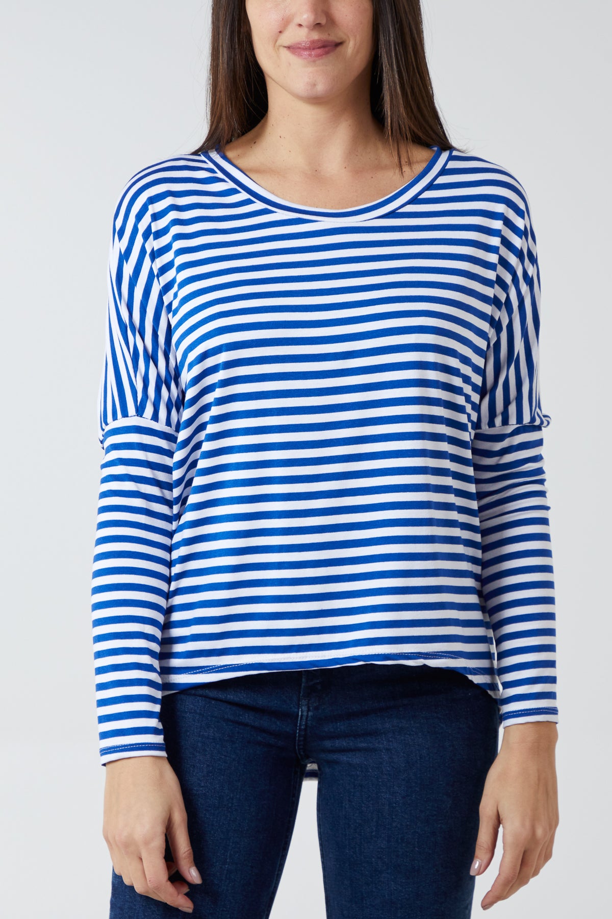 Breton Stripe Round Neck Top