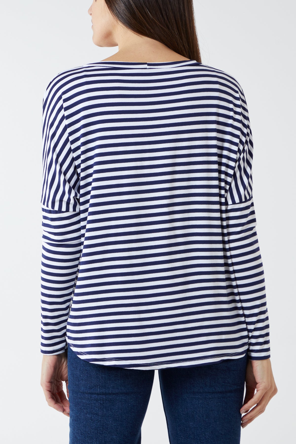 Breton Stripe Round Neck Top