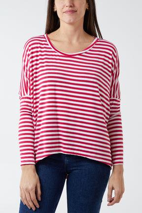 Breton Stripe Round Neck Top