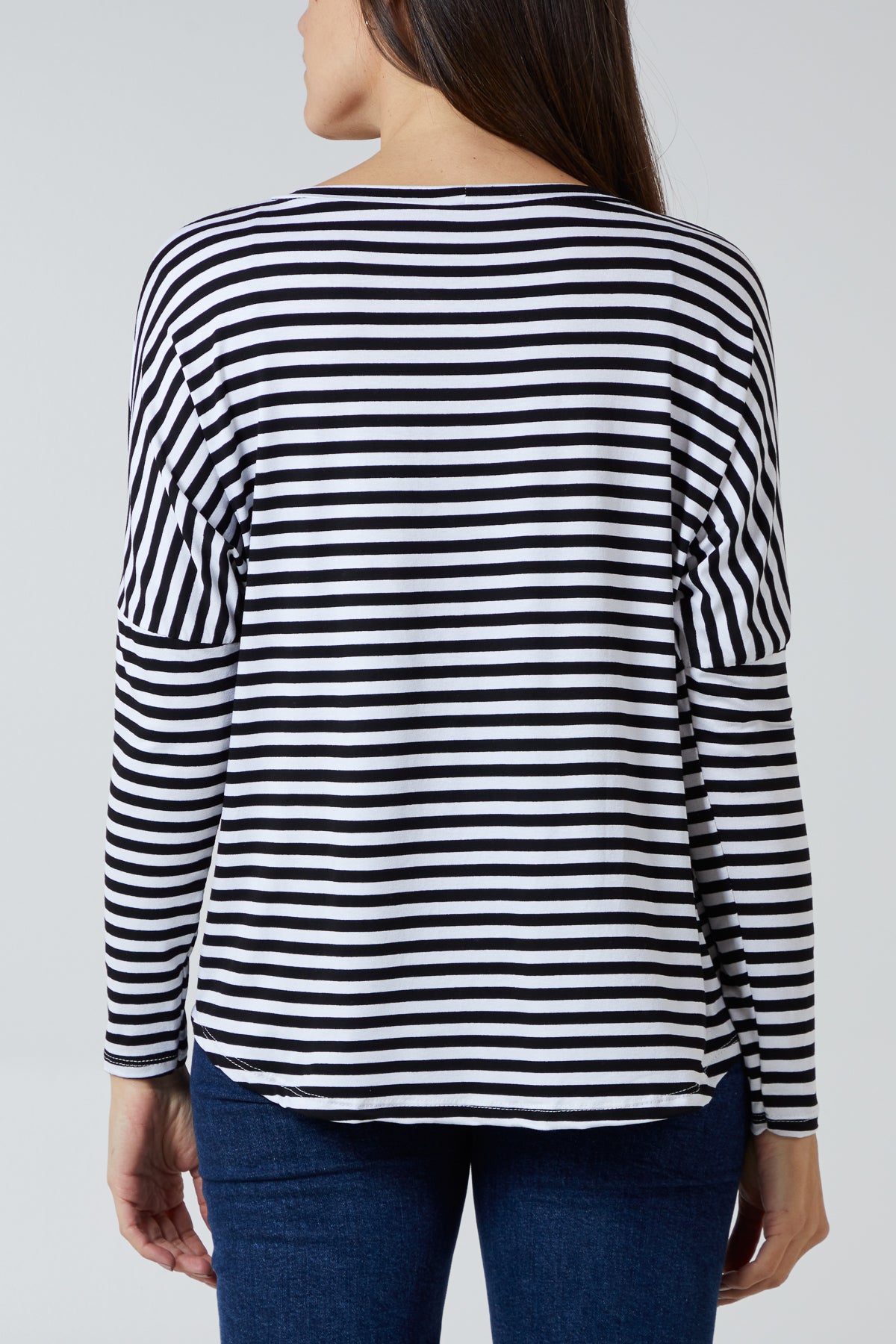 Breton Stripe Round Neck Top