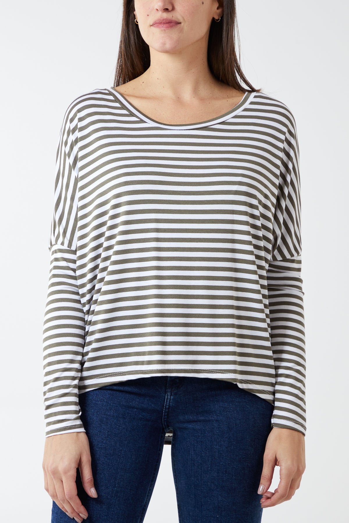 Breton Stripe Round Neck Top