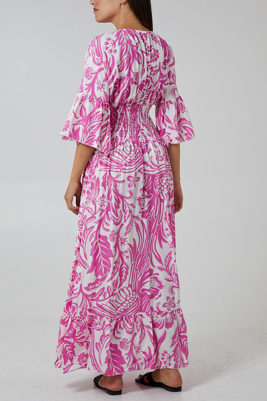 Rosa Shirried Maxi Dress main image 0