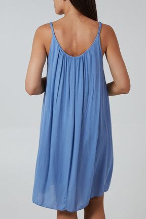 Plaited Strap Cami Shift Dress