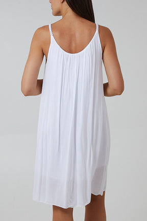 Plaited Strap Cami Shift Dress