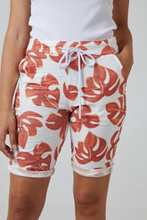 Monstera Leaf Super Stretch Shorts