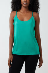 Adjustable Cami Strap Semi Lined Vest