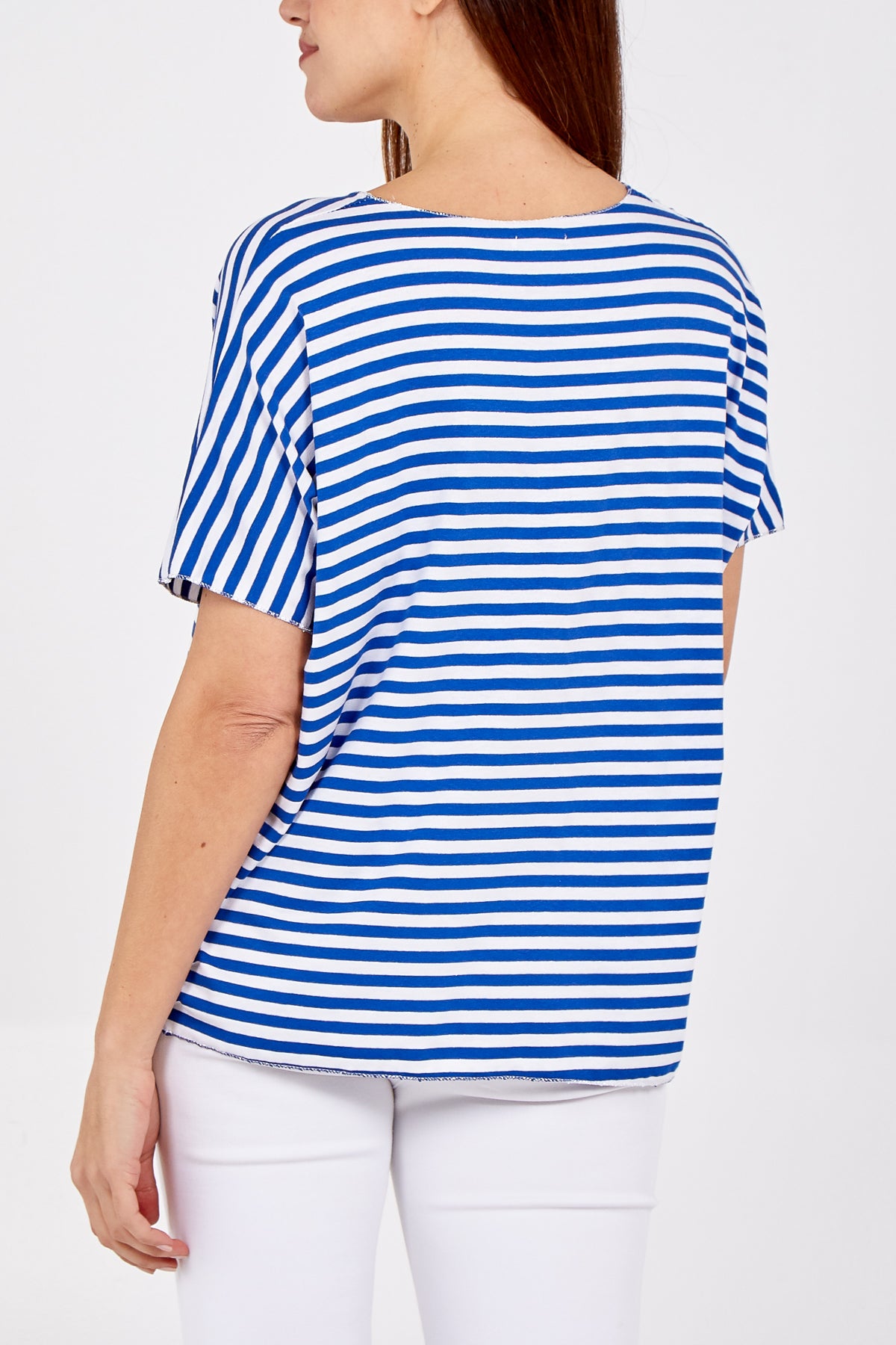 V-Neck Stripe T-Shirt