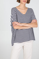 V-Neck Stripe T-Shirt