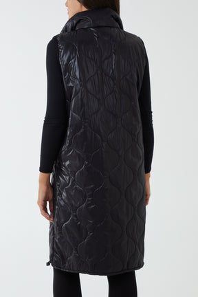 Onion Quilted 'Love' Zip Gilet