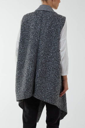 Waterfall Knitted Gillet Jacket