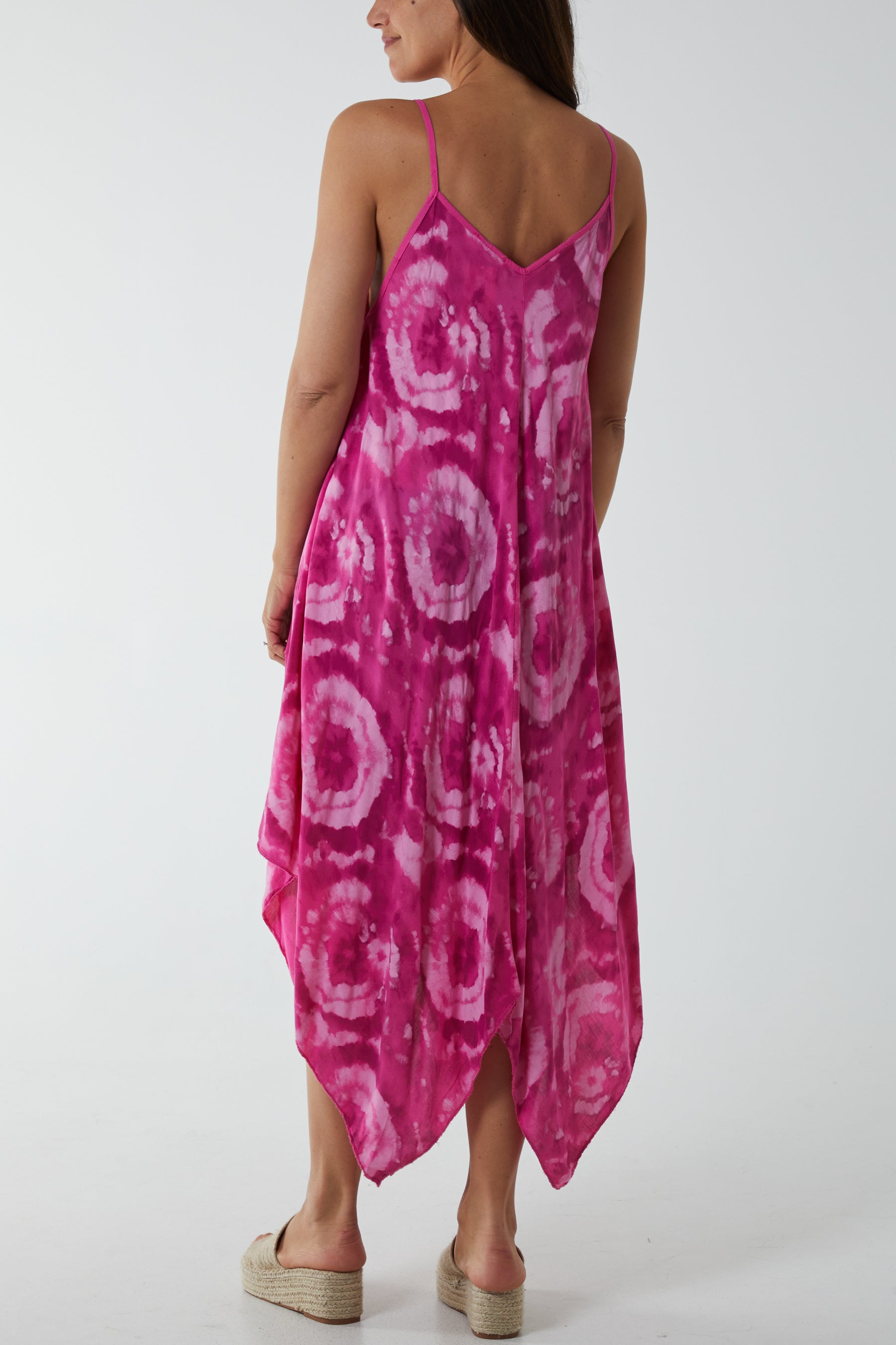 Hanky Hem Tie Dye Cami Dress