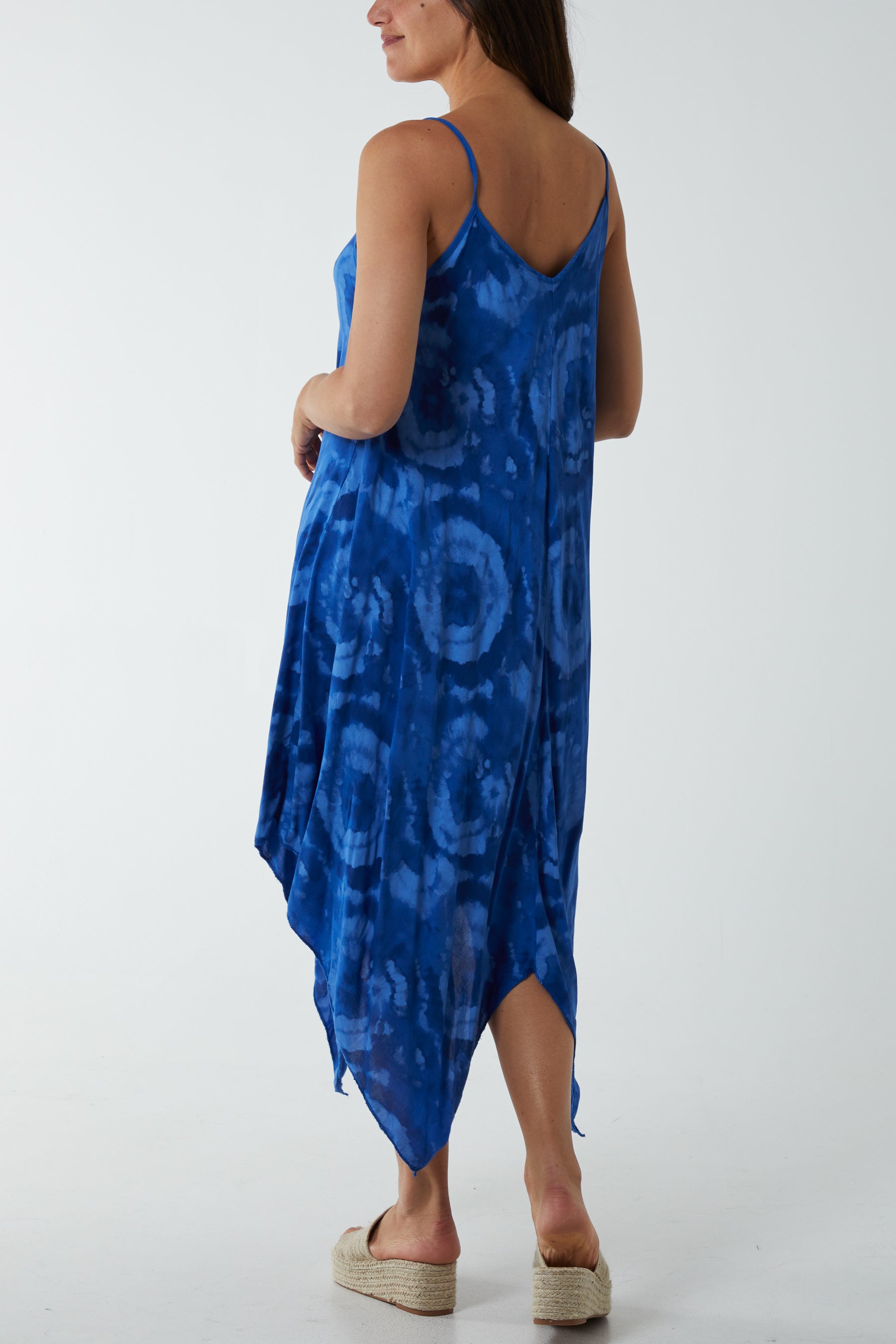 Hanky Hem Tie Dye Cami Dress