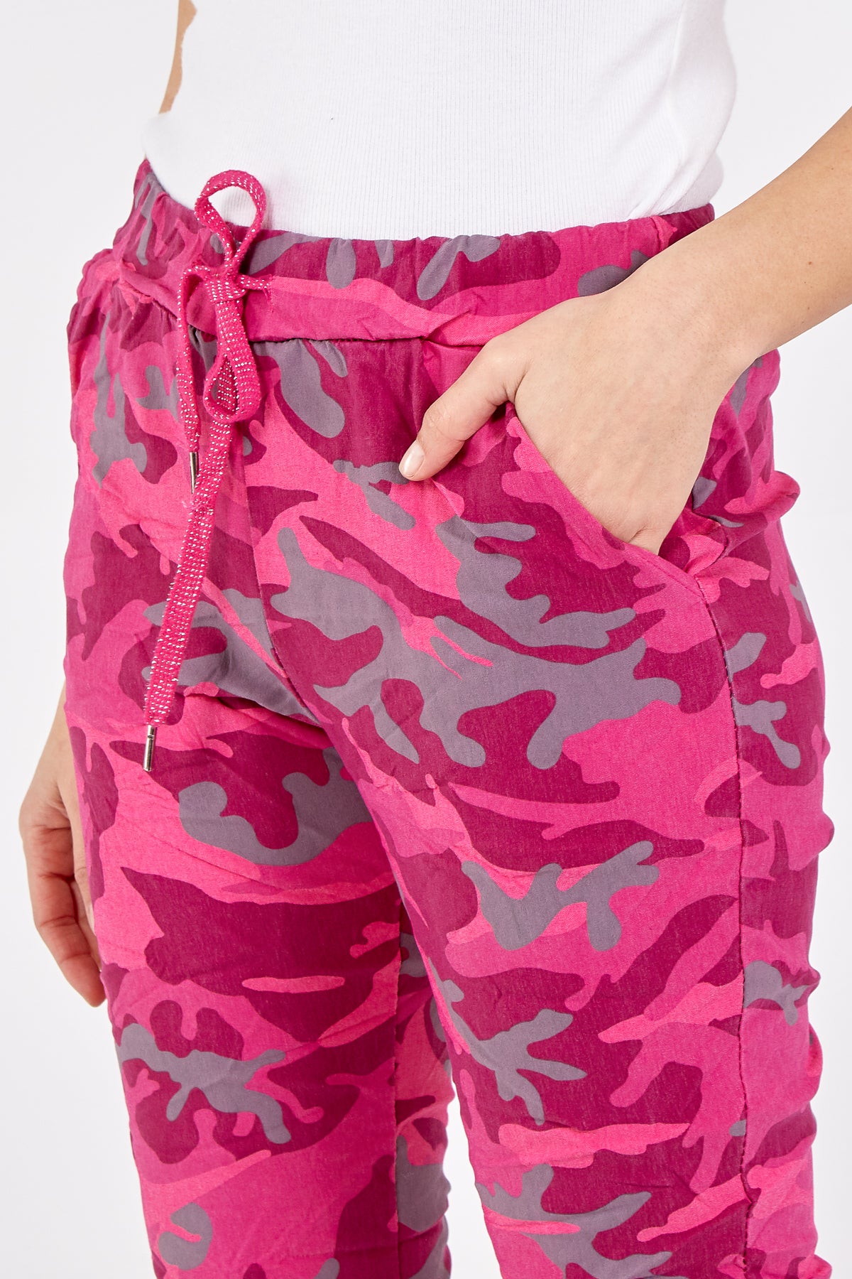 Magic Super Stretch Camouflage Print Trousers