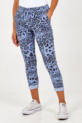 Magic Super Stretch Leopard Print Trousers