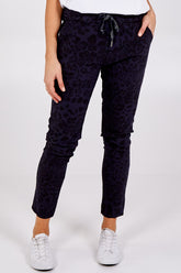 Magic Super Stretch Leopard Print Trousers