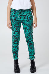 Magic Super Stretch Leopard Print Trousers