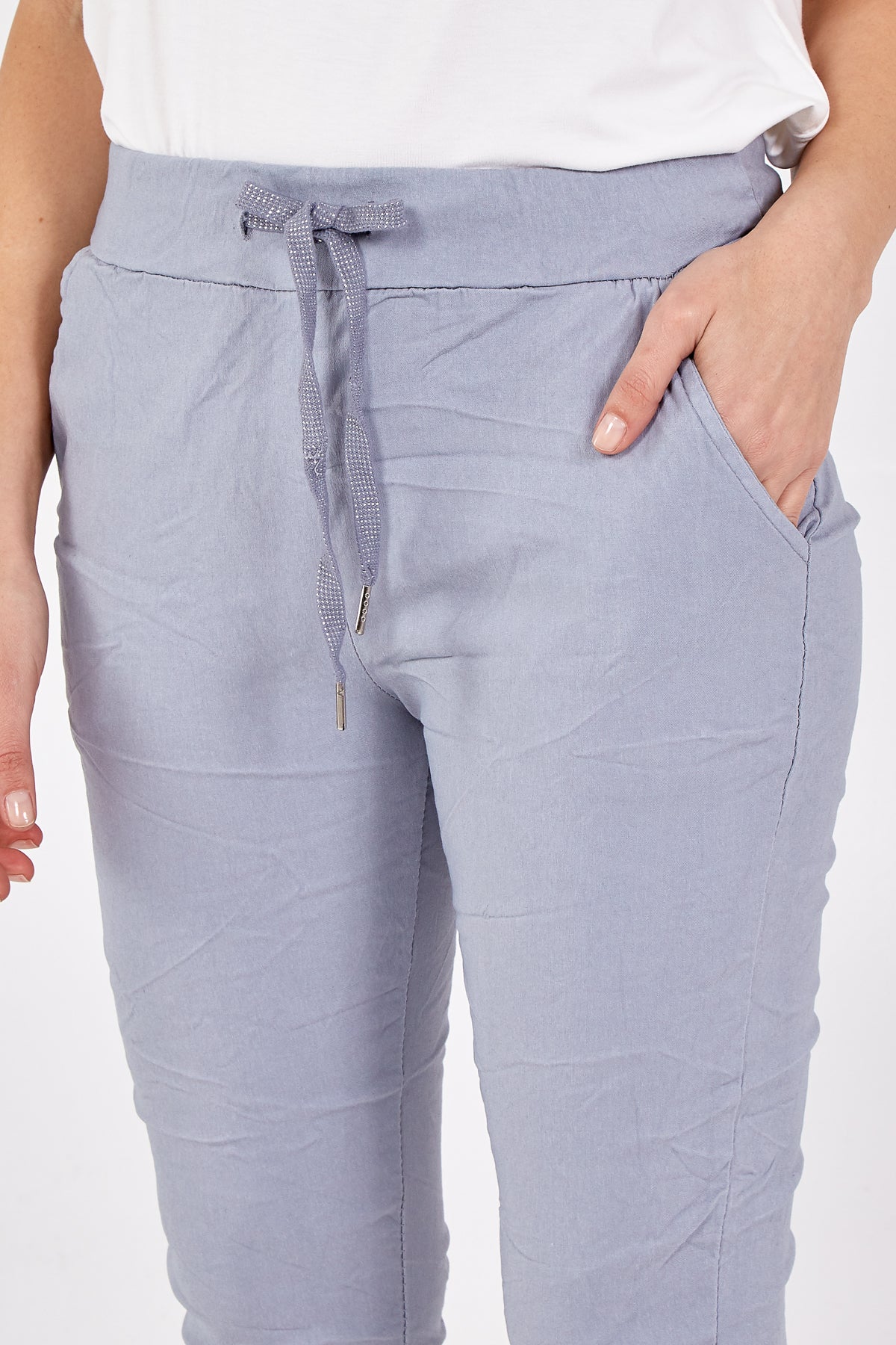 Magic Plain Super Stretch Crushed Trousers