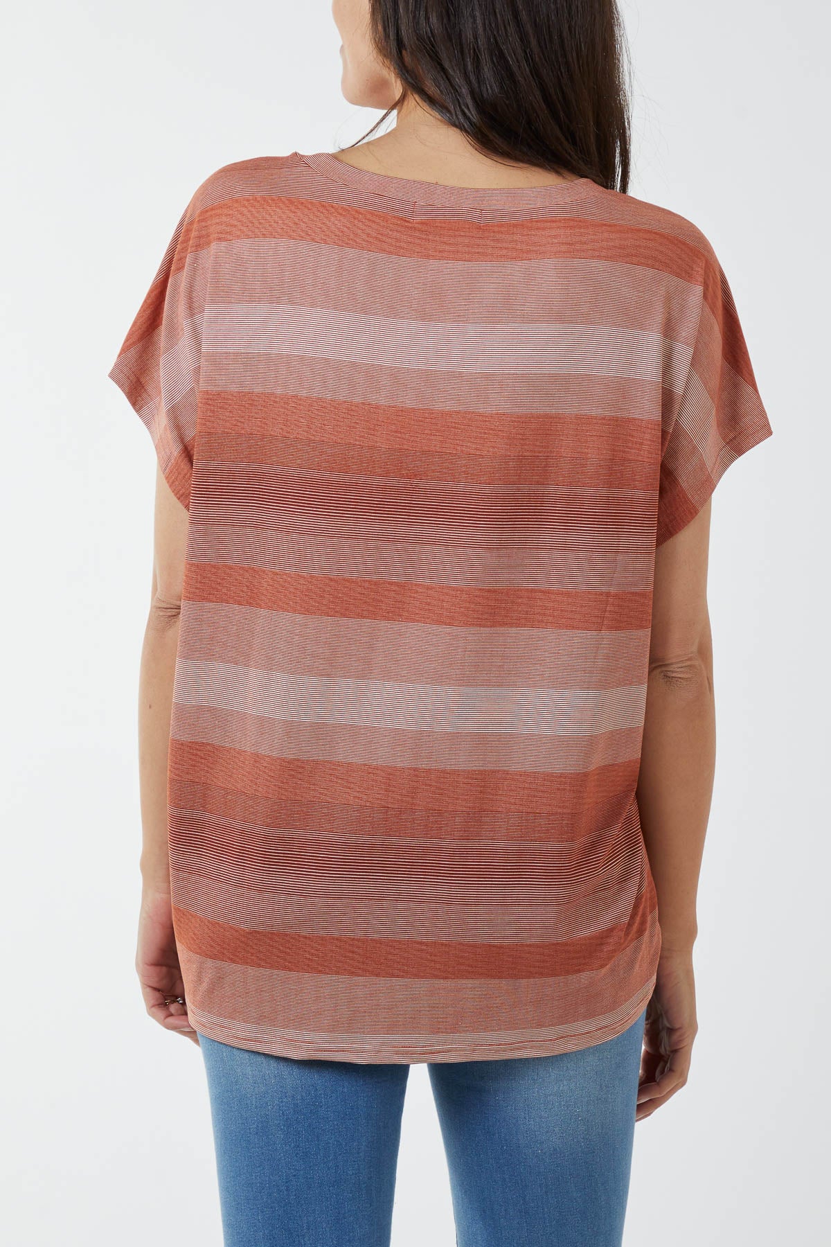 Round Neck Stripe T-Shirt