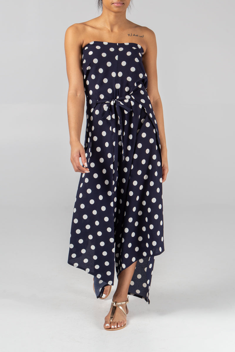 Polka Dot Multi Way Tie Trousers/Jumpsuit