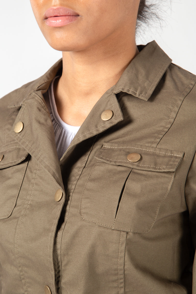 Crop Safari Jacket
