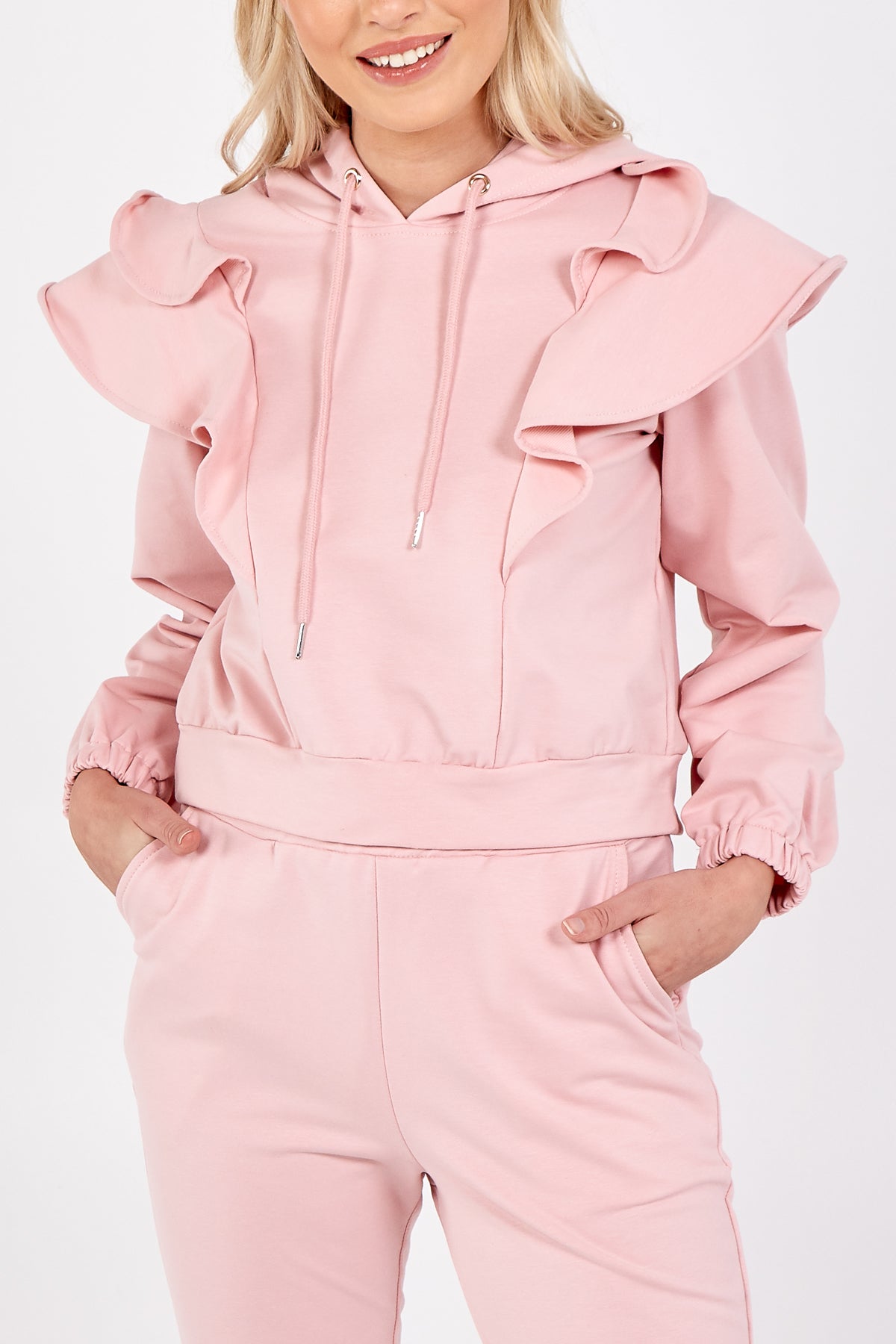 Ruffle jogging outlet suit