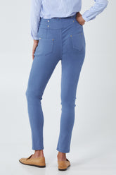 Blue Stretched Denim Skinny Jean