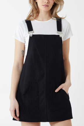 Pinafore Two Pocket Dress