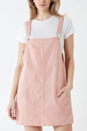 Pinafore Three Pocket Dress